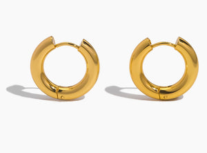 “I Thought Of You When I Saw These” Minimal Hoop Earrings