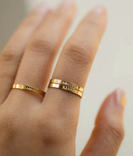 18K Gold Customisable Band Ring