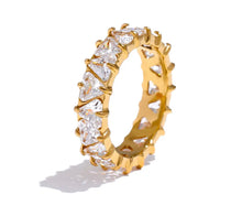 Diamond Treasure Cubic Zirconia Eternity Band Ring