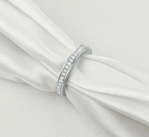 925 Sterling Silver Shine Bright Eternity Ring