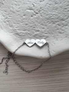 Multiple Name Love Heart Bracelet - Pre Order