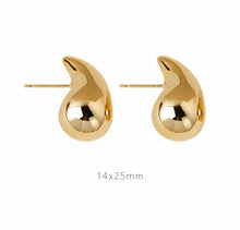 18K Gold Plated Dainty Teardrop Earrings