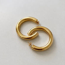 18K Gold Plated Classic Hoop Earrings