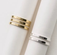 18K Gold Customisable Band Ring