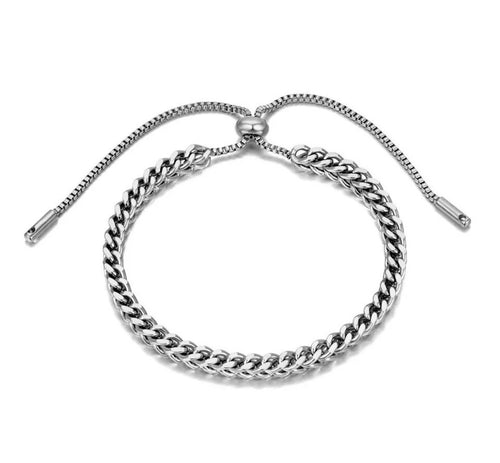 Adjustable chain link bracelet - Amour Destinee