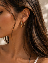 18K Gold Plated Classic Hoop Earrings