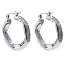 ‘Kam’ Irregular Hoop Earrings