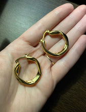 ‘Kam’ Irregular Hoop Earrings