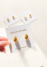 18K Gold Plated Dainty Teardrop Earrings