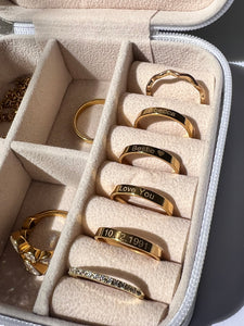 18K Gold Customisable Band Ring