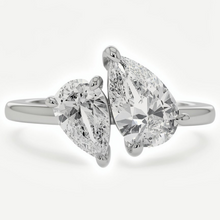 Duo Teardrop Ring