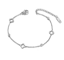 Lucky Clover Cubic Zirconia Bracelet