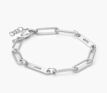 “From Me To You” Multiple Name Paperclip Bracelet