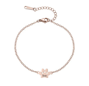 “I’ve Found Something You’ll Love” Personalised Paw Print Bracelet