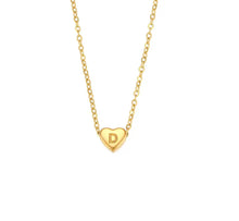 gold initial necklace 