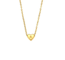 gold initial necklace 