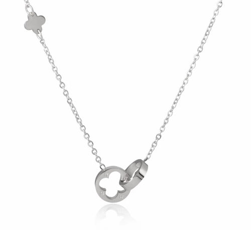 Lucky Clover Thin Chain Necklace - Prince's Boutique 