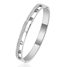 Crystal Roman Numeric Bangle - Prince's Boutique 