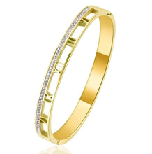 Crystal Roman Numeric Bangle - Prince's Boutique 