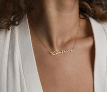 925 Sterling Silver Personalised Signature Name Necklace - Prince's Boutique 