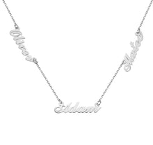 18K Gold Plated Multiple Personalised Name Necklace - Prince's Boutique 