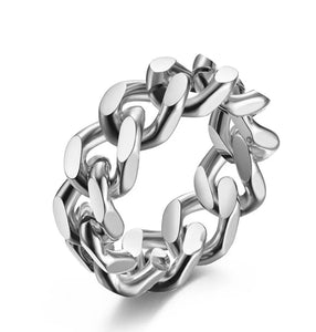 Chunky Chain Link Ring - Prince's Boutique 