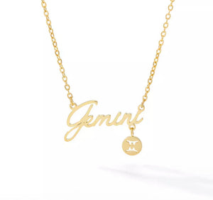 Star Sign Necklace - Prince's Boutique 